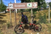 Camino del Santiago en bicicleta eléctrica y plegable Ebroh Passione