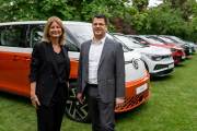 Laura Ros y Christoph Meyer de Volkswagen