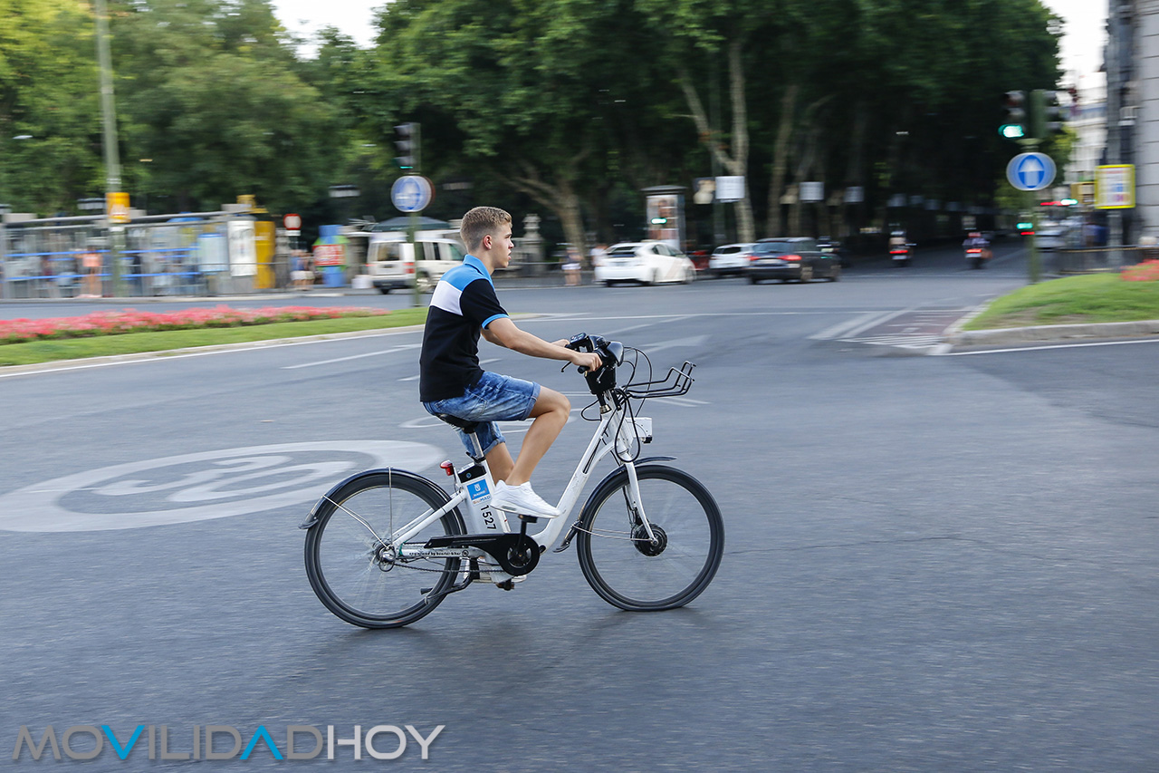 Bicicletas eléctricas compartidas en Madrid