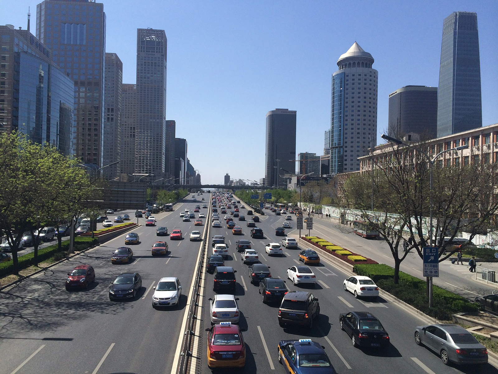 Calles y coches en China
