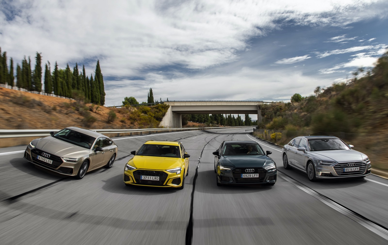 Completa gama de coches híbridos enchufables de Audi